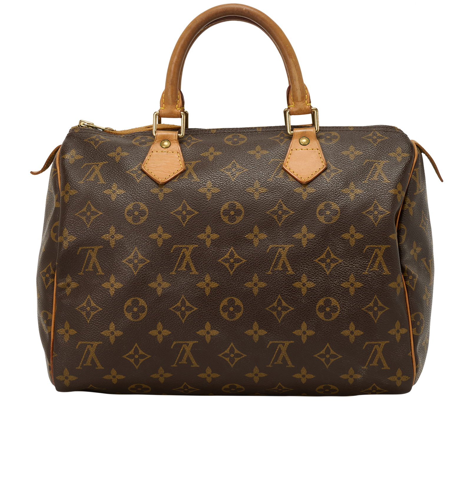 Speedy 30, &pound;850, Handbags, Brown, Canvas, Back view